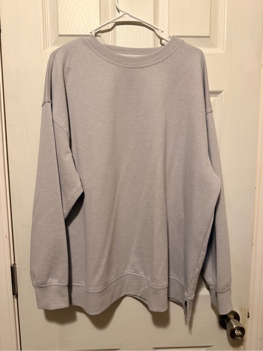 Women's Crewneck Sweatshirt in Light Gray